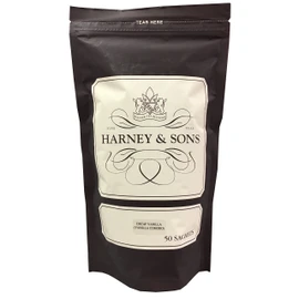 Harney & Sons Decaf Vanilla Comoro, Bag of 50 Sachets, Black Tea w/Vanilla