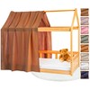 Lovely Hippo House Bed Canopy - 100% Cotton - Muslin