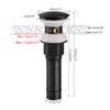 BESy Oil Rubbed Bronze Bathroom Sink Drain, Bathroom Faucet Vanity