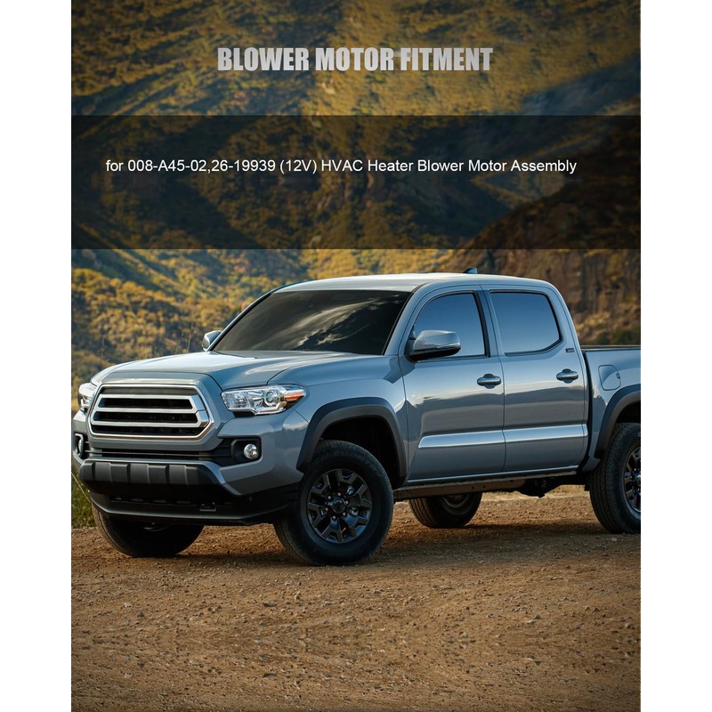 AC Heater Blower Motor Fan for 008-A45-02 (12V)