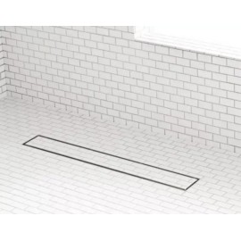 signature hardware 24" COHEN LINEAR TILE-IN SHOWER DRAIN - BRUSHED STAINLESS STEEL 927530