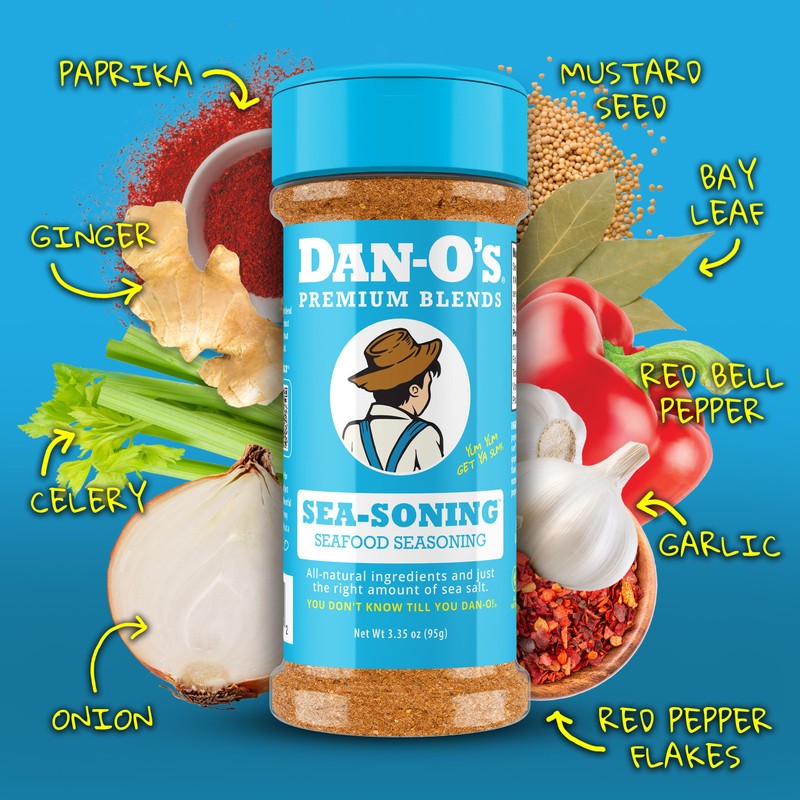 Dan-O's 4 Bottle Seasoning Set, Small Bottles, 4 Pack, Includes
