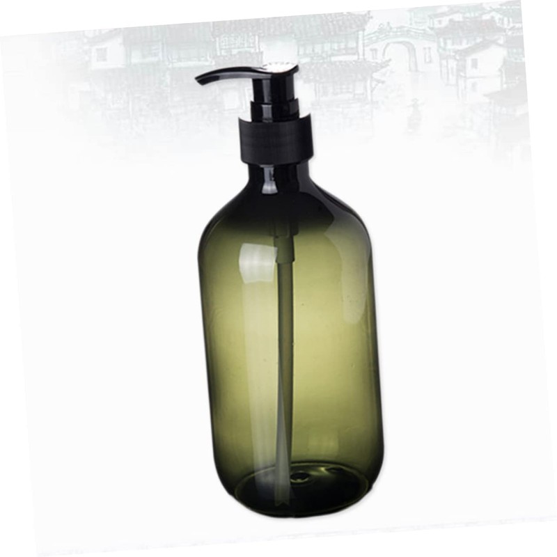 Outanaya 300ml Green Shower Gel Bottle Pump Bottle Bathroom Soap