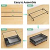 Kitstorack 2Pack Height-adjustable Under Bed Storage with Wheels, Under Bed
