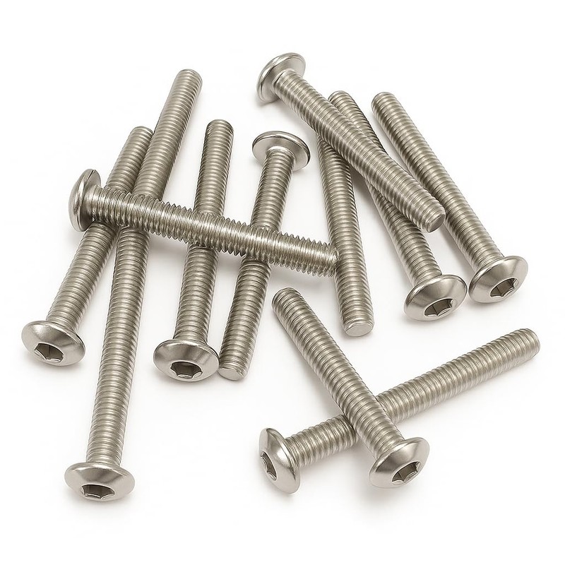 Rubigo M8 Bolts, M8 x 60mm Hex Socket Button Head