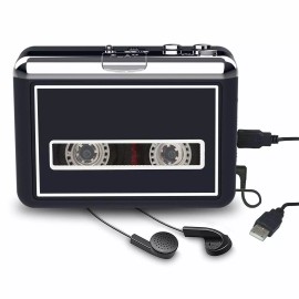 Digitnow! Cassette Player Converter, Convert Tapes to Digital MP3 Portable