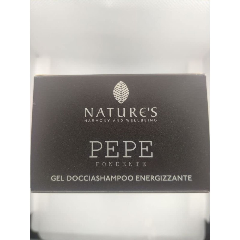 Nature's Pepe Fondente Stimulating Shower & Shampoo Gel, Black Pepper
