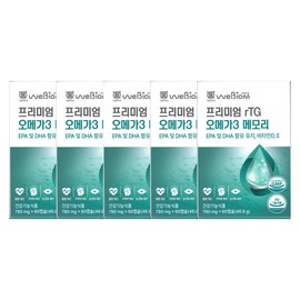 stomach biome Webiome Premium rTG Omega3 Memory 780mg x 60 capsules (5) / 위바이옴 프리미엄 rTG 오메가3 메모리 780mg x 60캡슐 5개