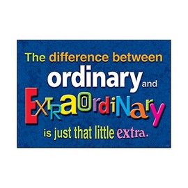 Argus The Difference Between Ordinary Poster, 13.375" x 19"