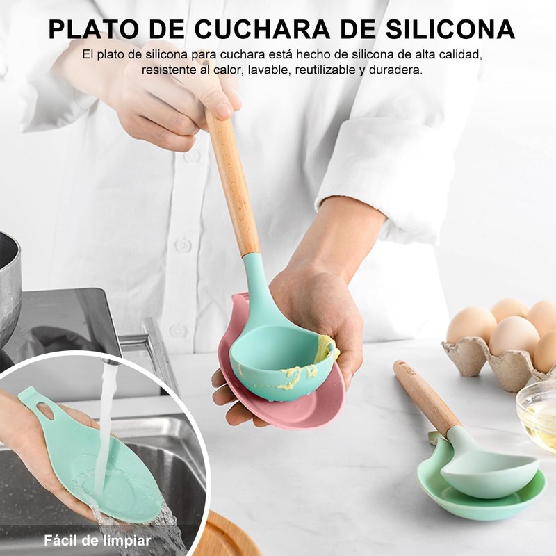 4 Porta Cucharas De Cocina,Porta Cucharas,Soportes Para Utensilios De Cocina