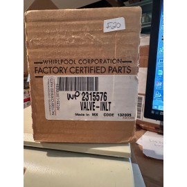 Whirlpool WP2315576 NEW Genuine OEM Whirlpool Water Inlet Valve guess fitting output