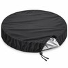 4 Ft Round 210D Waterproof Above Ground Pool Cover with