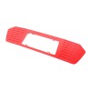 carpart2021 Red Alloy Rear License Plate Filler Frame Trim Cover
