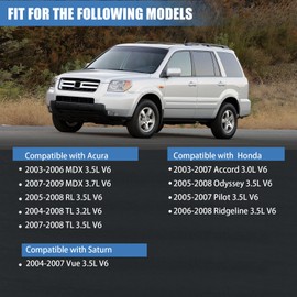 Sorello Engine Valve Cover Gasket Set Compatible with Acura MDX RL TL for Honda Accord Odyssey Pilot Ridgeline for Saturn Vue 3.0L 3.2L 3.5L 3.7L - Replace VS50607R 0361708