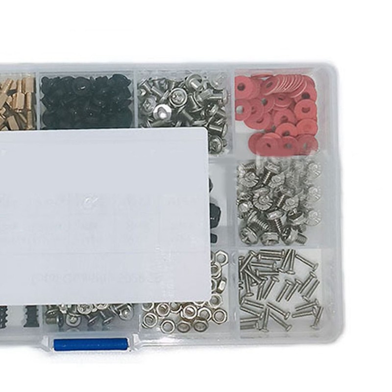 502PCS Computer Screw Assortment Set Carbon Steel Standoff Washer Kit