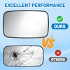 YnGia Tractor Mirrors Forklift Universal Rearview Mirror 9.25x5.3 inch HD