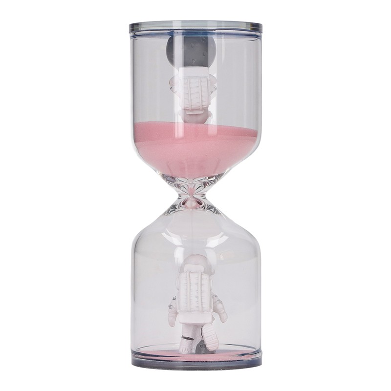 Decorative Sand Timer Clock Space Man Educational Hourglass for Office