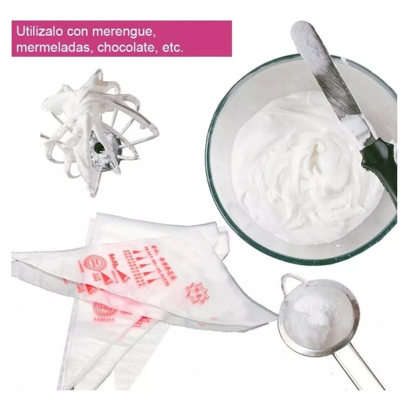 Aleissi 300 Mangas Desechables Pasteleras Reposteria 31cm
