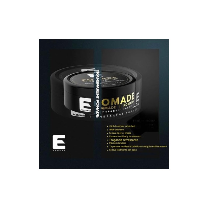 E Elegance Hair Products Original Transparent Hair Pomade, Super Strong