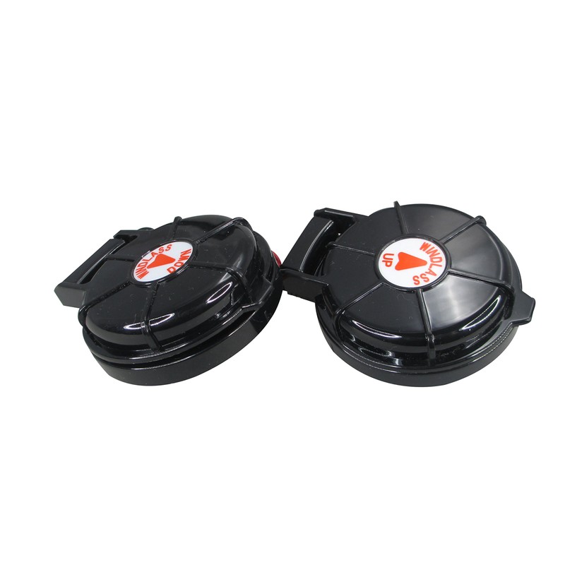 Pactrade Marine Boat Anchor Windlass Winch Foot Compact Switch Black