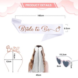 Pack of 4 Jga Accessories Women, Bride To Be, Bride, Bachelor Party Women, Jga, Bride To Be Decoration, Bachelor Party, Veil Bride, Jga Decoration, Team Bride, Veil