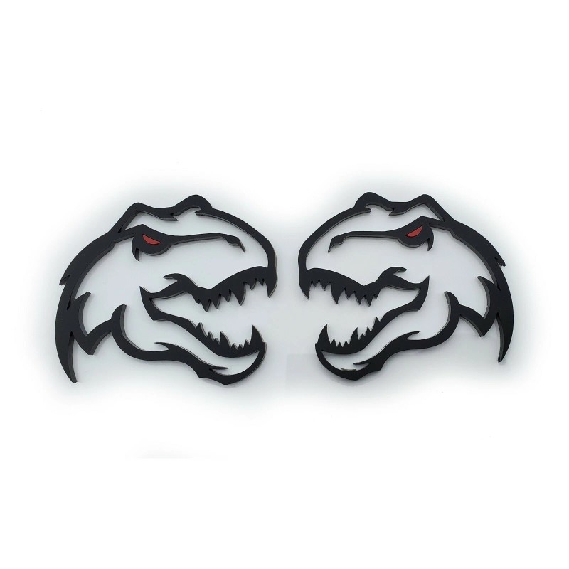 FMSgear Pair T-rex Emblem for TRX Ram 1500 Fender badge
