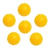 EnjoyFit Hedgehog ball Fitness Massage ball Nub ball 9cm 6 Set - yellow