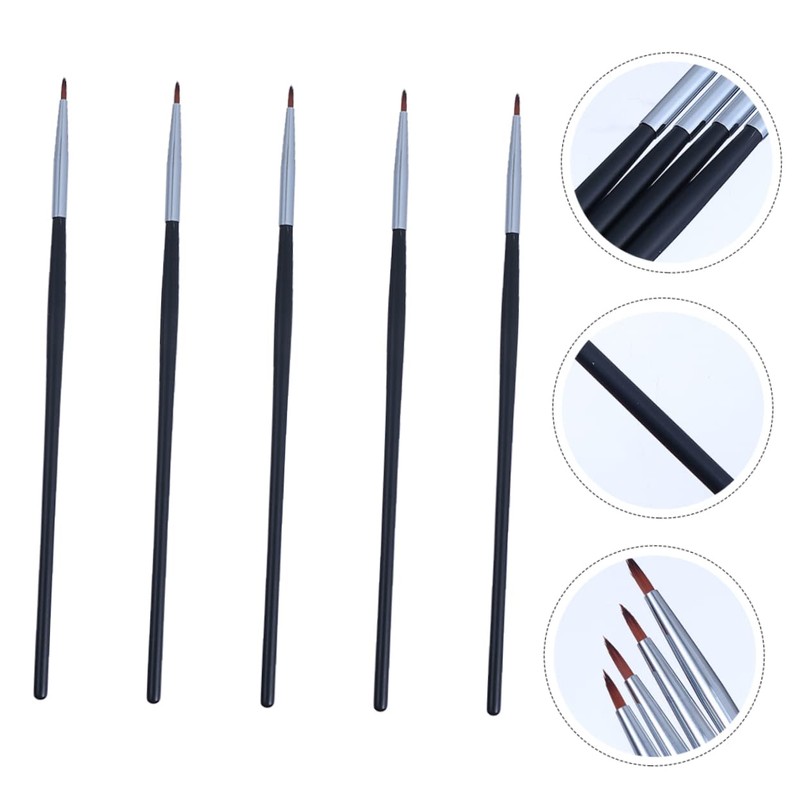 SAFIGLE 5Pcs Eyeliner Applicator Brush Versatile Lip Lip Mask Eyeliner
