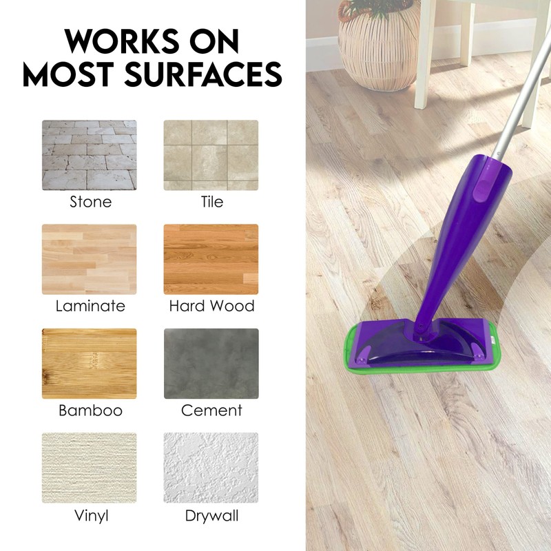 Reusable Floor Mop Pads - Swiffer Wet Jet Compatible Refills