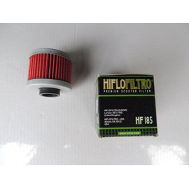 Hiflo HF185 Oil Filter for Peugeot 125 Satelis Scooter 2006 to 2009