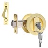 Dontay Pocket Door Lock with Key, Contemporary Entrance Sliding Barn