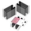 Limbeuuu 50 Pcs Magnetic Label Holder, 5.5 x 3.5 Inches