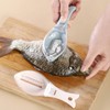 3 Pieces Fish Scale Scraper, 3 Hooks, Fish Scale Remover,