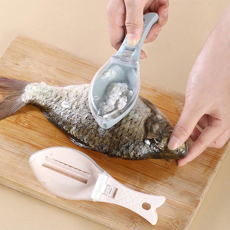 3 Pieces Fish Scale Scraper, 3 Hooks, Fish Scale Remover,