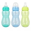 Nûby Nuby 3-Pack Non-Drip Baby Bottles - Anti-Colic Silicone Nipple
