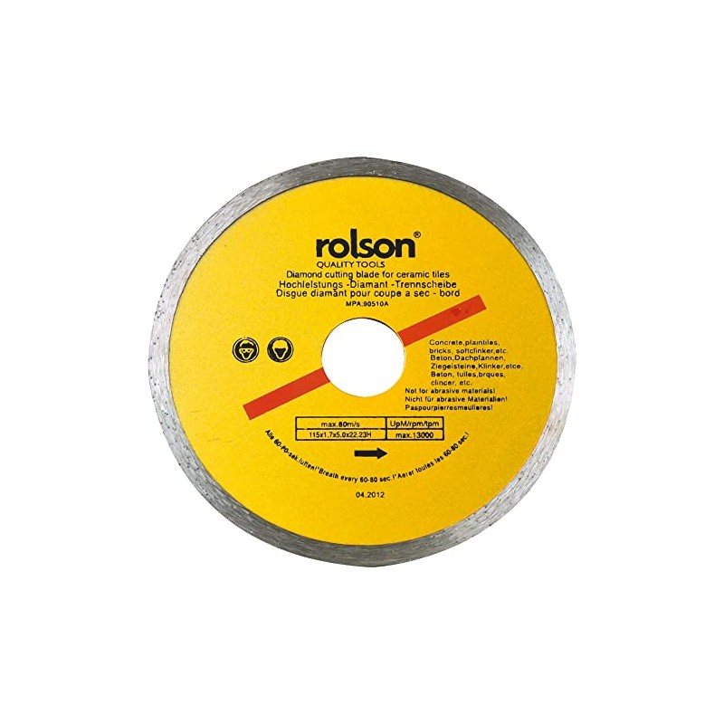 Rolson 24864 115 mm Ceramic Tile Blade