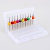 Honiwu 10 PCS Micro Drill Bit Set, 0.3mm-1.2mm Small Drill