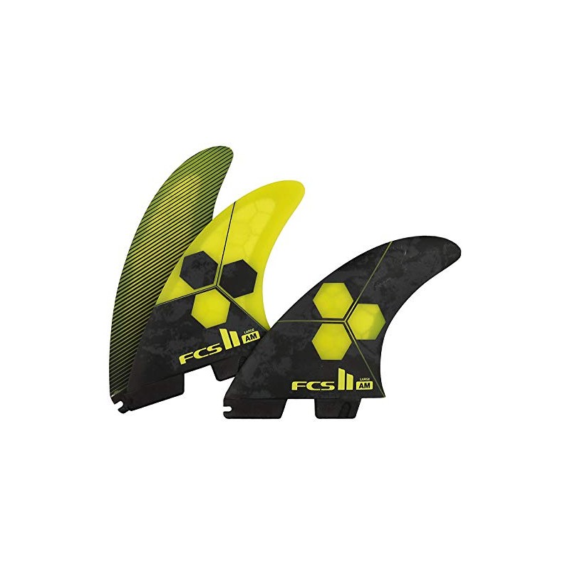FCS2 FIN F-S 2 Fin AM - PC LARGE (YELLOW)