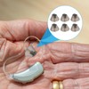 16pcs Hearing Aid Domes Compatible with Resound, Silicone Hearing Aid