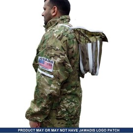 Jawadis USA Small Adult Beekeeper Full Bee Suit with Fence Veil - Camouflage Conceal Green