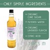 Joe's Syrup Organic Flavored Syrup, Organic Lavender, 750 ml, 25.4