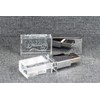 Crystal USB Stick with Box Wedding Motif - Elegant Design
