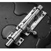 Litensh Door Bolt for Sliding Gates with Hole for Padlock,