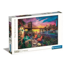 Clementoni Rompecabezas Balcon Manhattan Nueva York 3000 Pz Clementoni