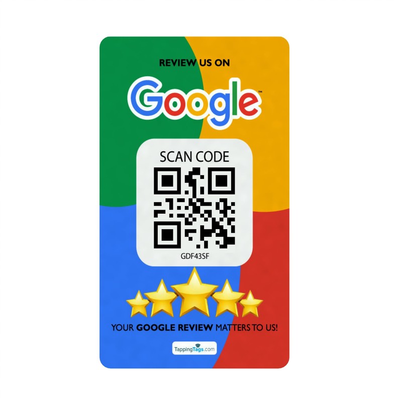 Google Reviews Tapping Card