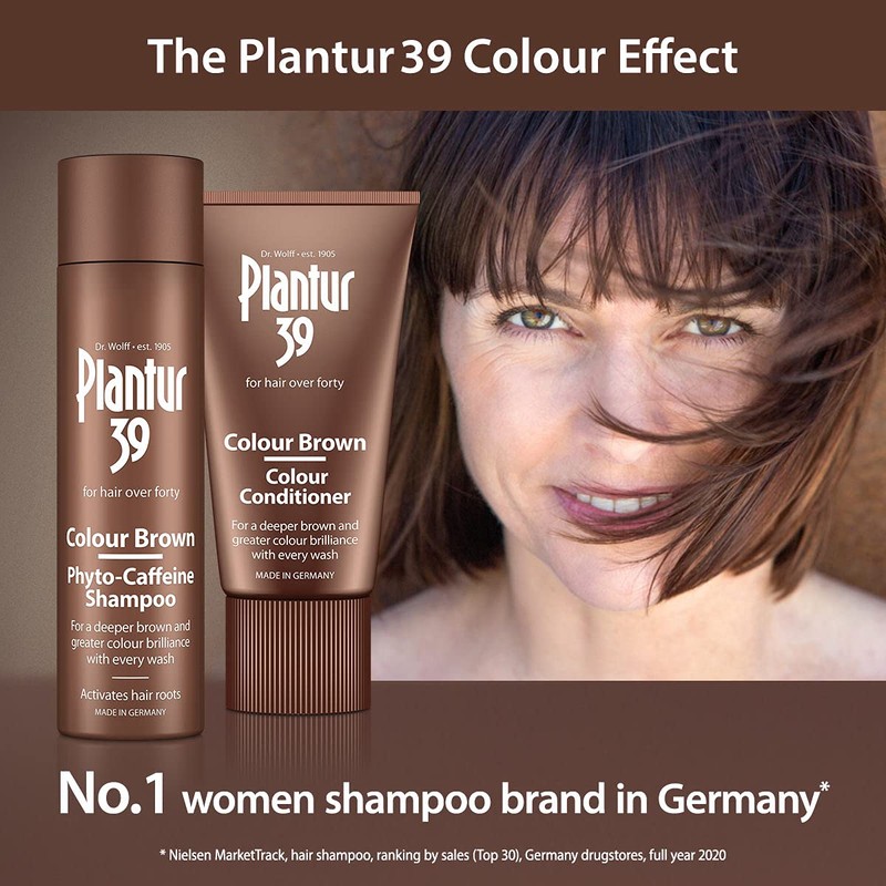 Plantur 39 Colour Brown Phyto-Caffeine Shampoo, 250 ml