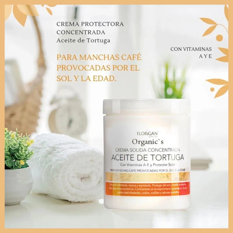 Crema Protectora Aceite Tortuga Vitamina 1kg Florigan