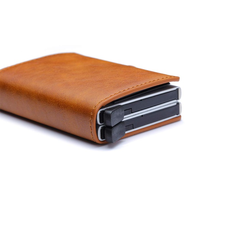 Nathalie Card Holder RFID Automatic Pop-Up Double Compartment Wallet Slim