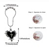 Halloween Shower Curtain Hooks, 12Pcs Heart Cross Decorative Shower Rings