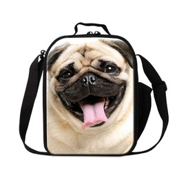 Generic Cute Dog Print Lunch Bags for Girls School Lunch Container for Chidren Boys Lunch Cooler Bags